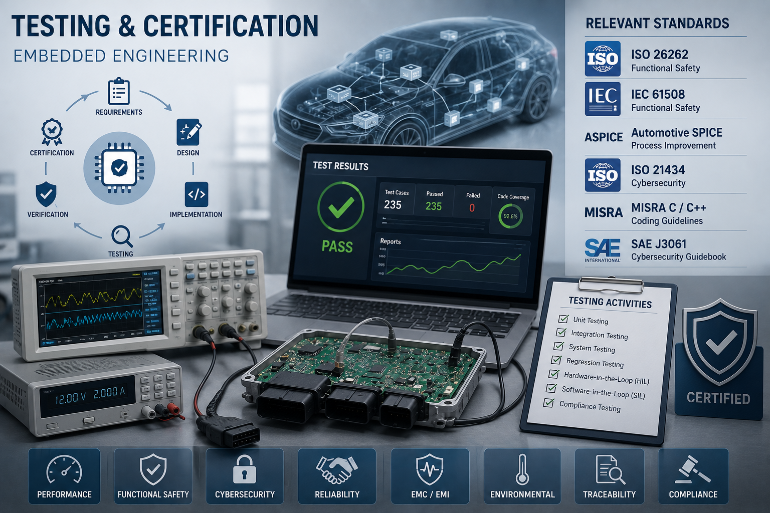 Testing Certification and Compliance